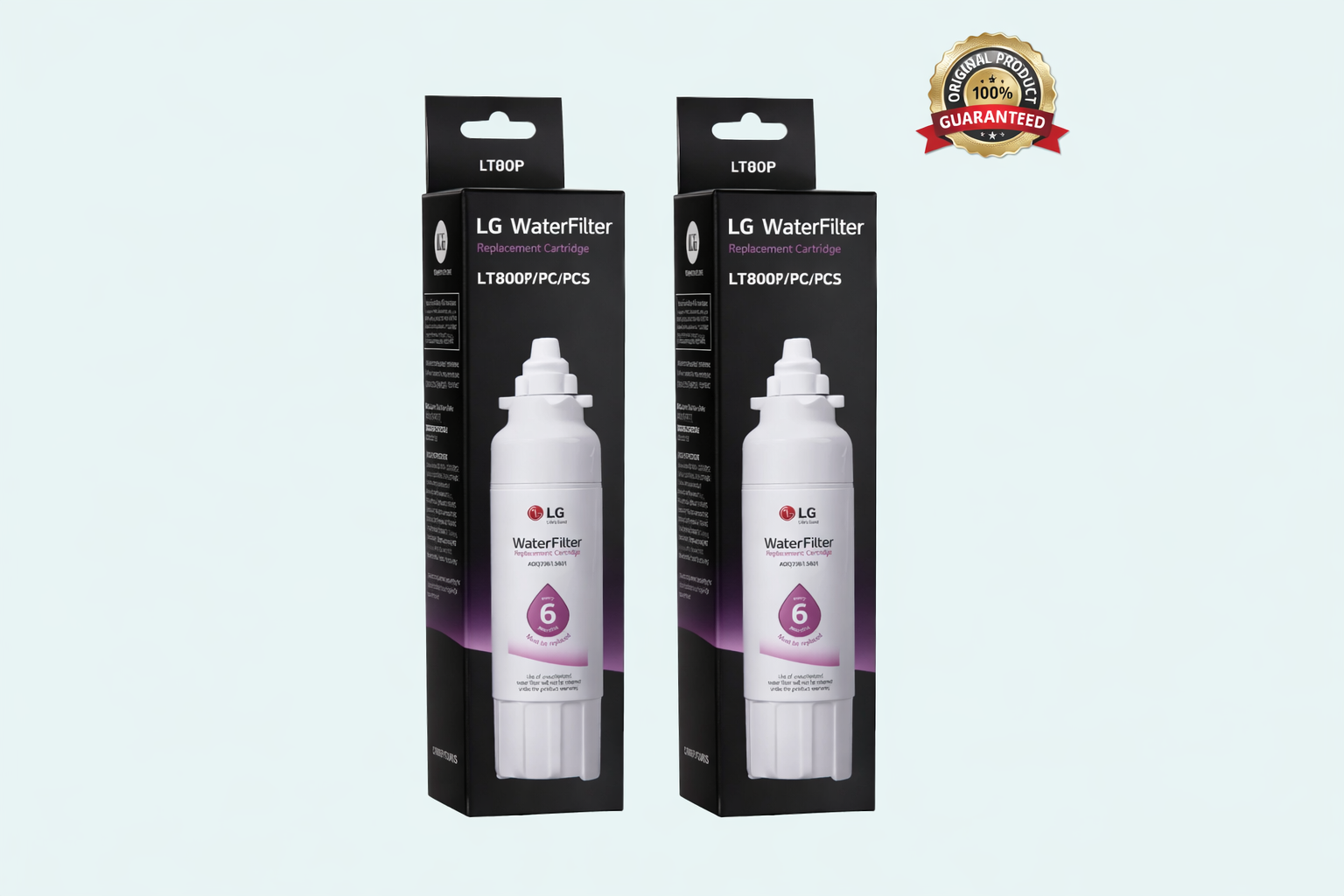 LG LT800P Refrigerator Water Filter - 2 Pack