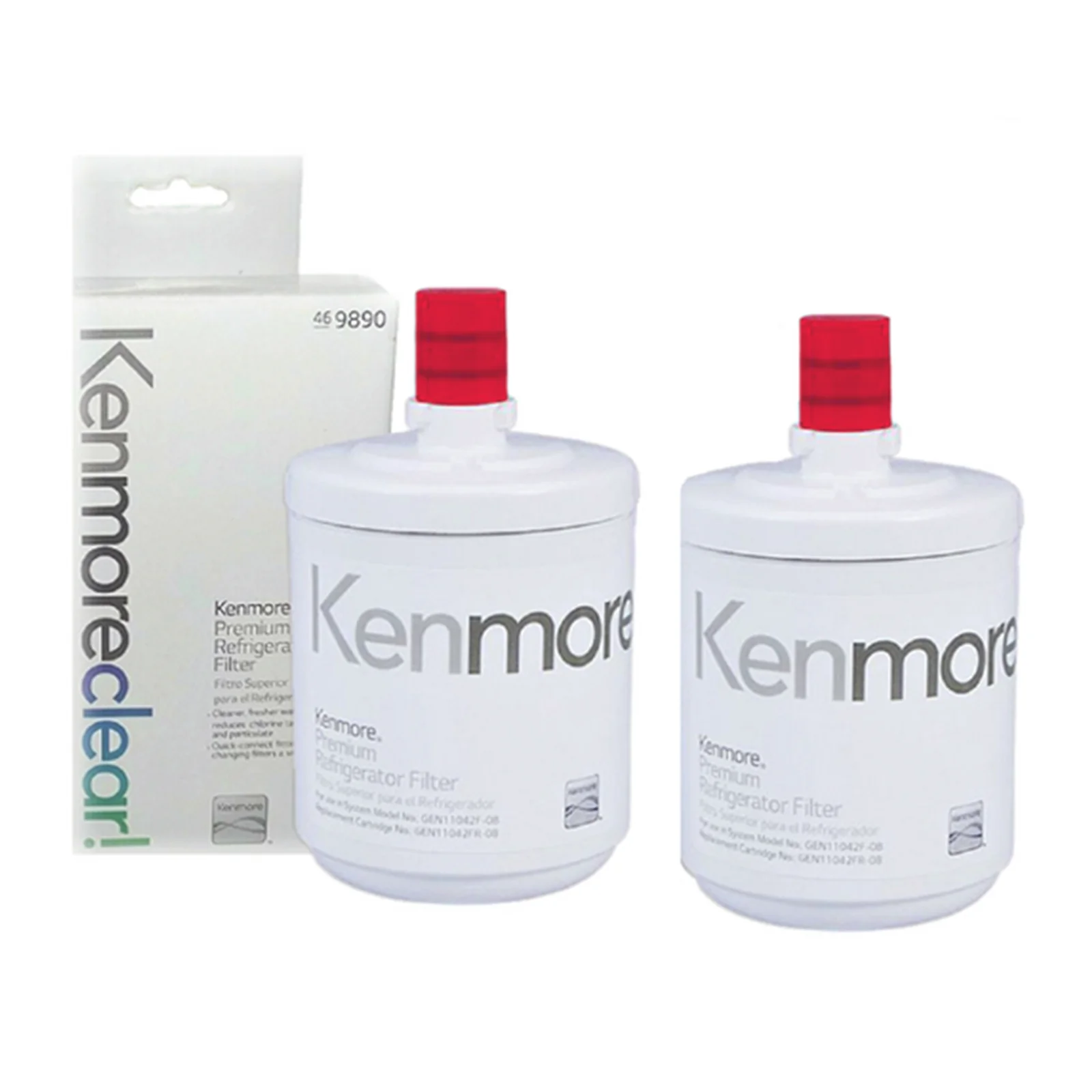 Kenmore 9890 Refrigerator Water Filter – 2 Pack