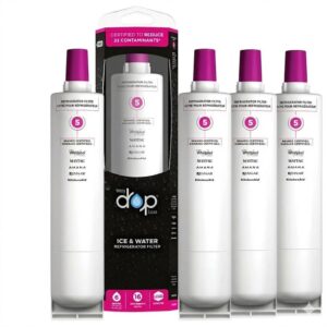 Whirlpool EDR5RXD1 Refrigerator Water Filter - 4 Pack
